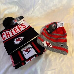 NFL Black and Red Chiefs Hat